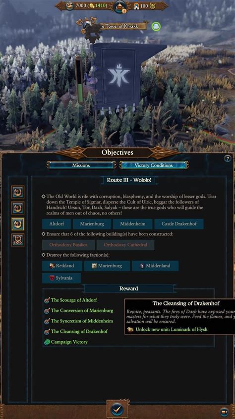victory conditions overhaul